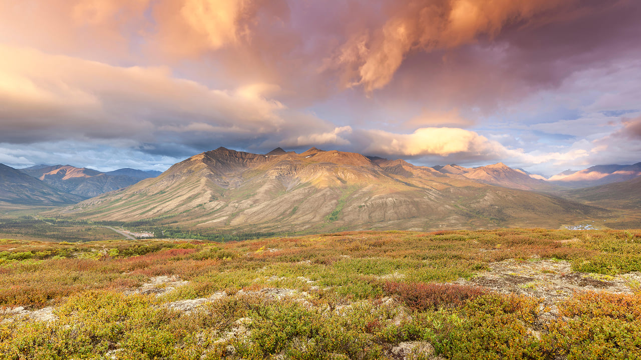 The Goldensides trailhead in Tombstone Territorial Park, Yukon (© Ron Erwin/All Canada Photos/Alamy Stock Photo) desktop wallpaper