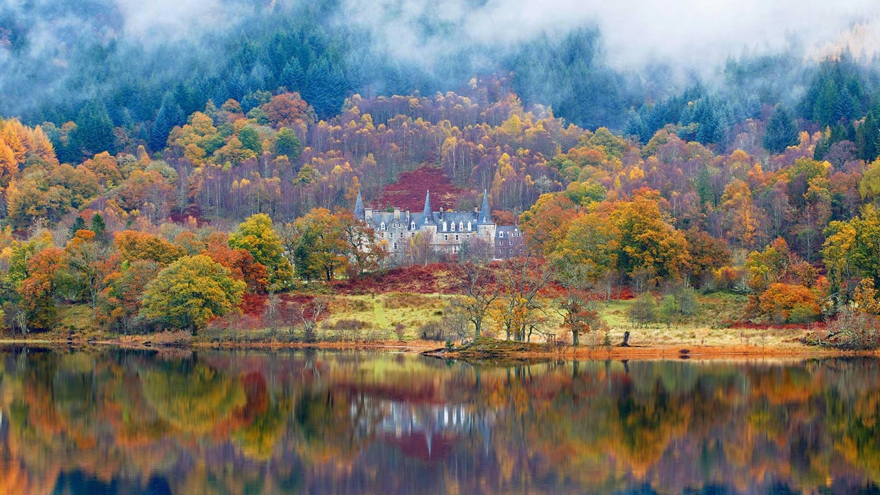 Tigh Mor and Loch Achray surrounded by fog, Perthshire (© Fortunato Gatto/Sime/eStock Photo) desktop wallpaper