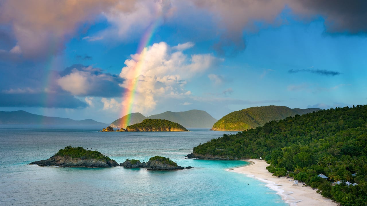 Trunk Bay, St. John, Virgin Islands National Park (© cdwheatley/Getty Images) desktop wallpaper