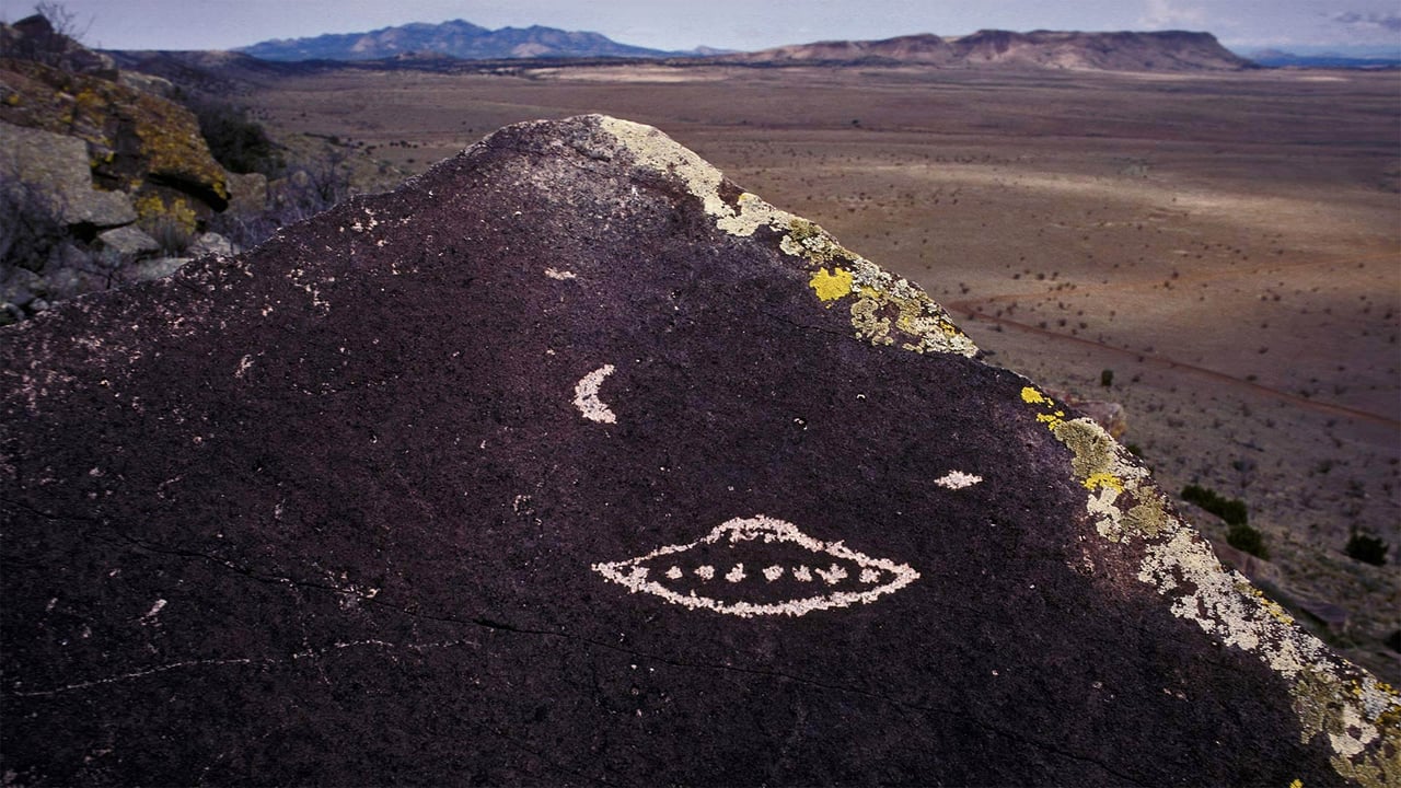 Rock art near Santa Fe, New Mexico (© Scott Warren/Cavan) desktop wallpaper