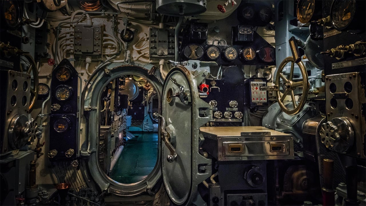 Forward engine room of the USS Drum, a Gato-class submarine at Battleship Memorial Park, Mobile, Alabama (© Warren Weinstein/Getty Images) desktop wallpaper