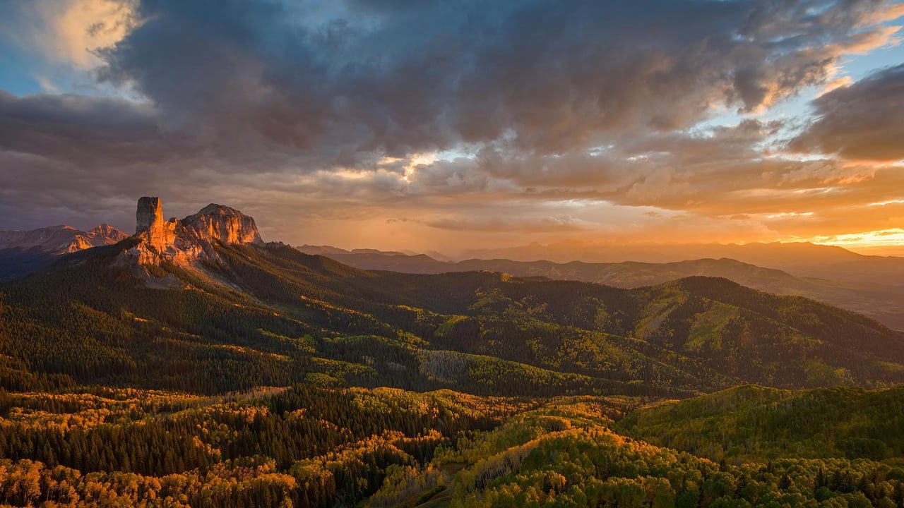 Chimney Rock and Uncompahgre National Forest, Colorado (© Cory Marshall/Tandem Stills + Motion) desktop wallpaper