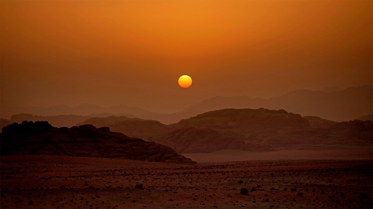 Wadi Rum, Jordan (© Thomas Coex/AFP via Getty Images) desktop wallpaper