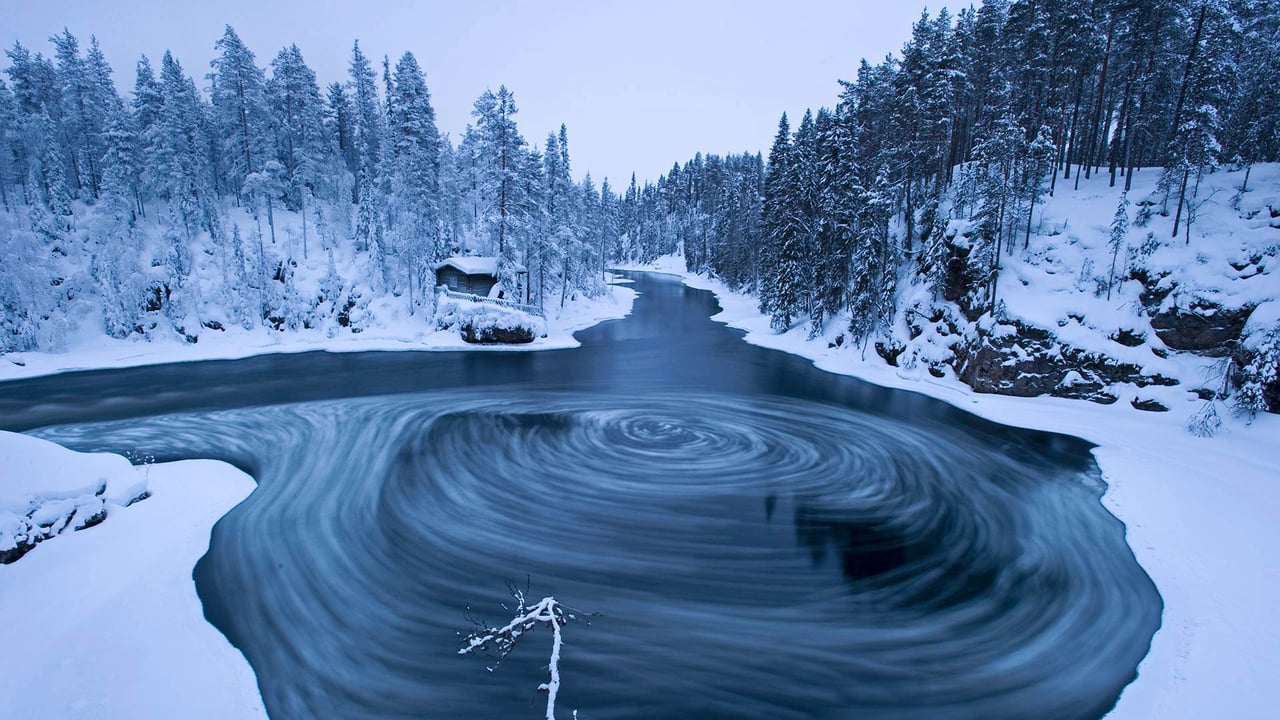 The whirlpool in Myllykoski scenic area, Oulanka National Park, Kuusamo, Finland (© Lassi Rautiainen/Minden Pictures) desktop wallpaper