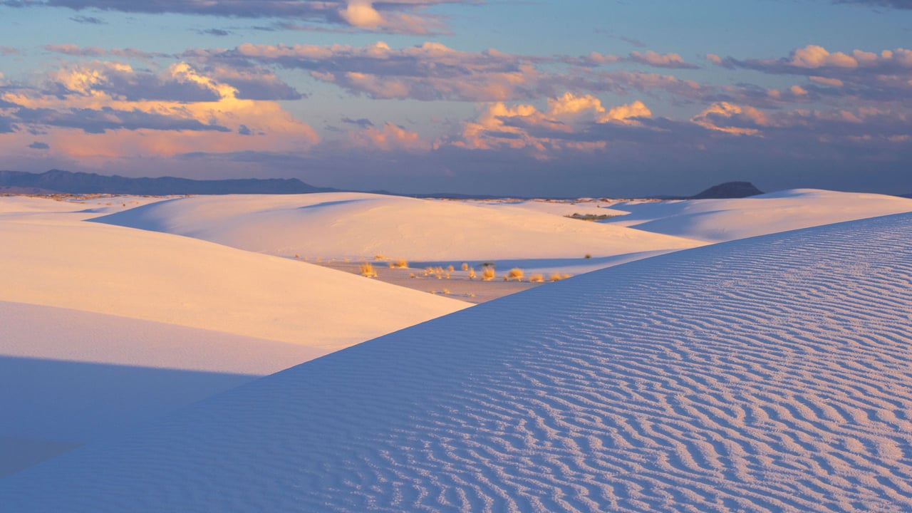 Sunset at White Sands National Park, New Mexico (© Image Professionals GmbH/Alamy) desktop wallpaper