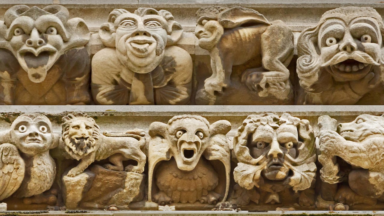 Grotesques at York Minster, North Yorkshire, England (© John Potter/Alamy) desktop wallpaper