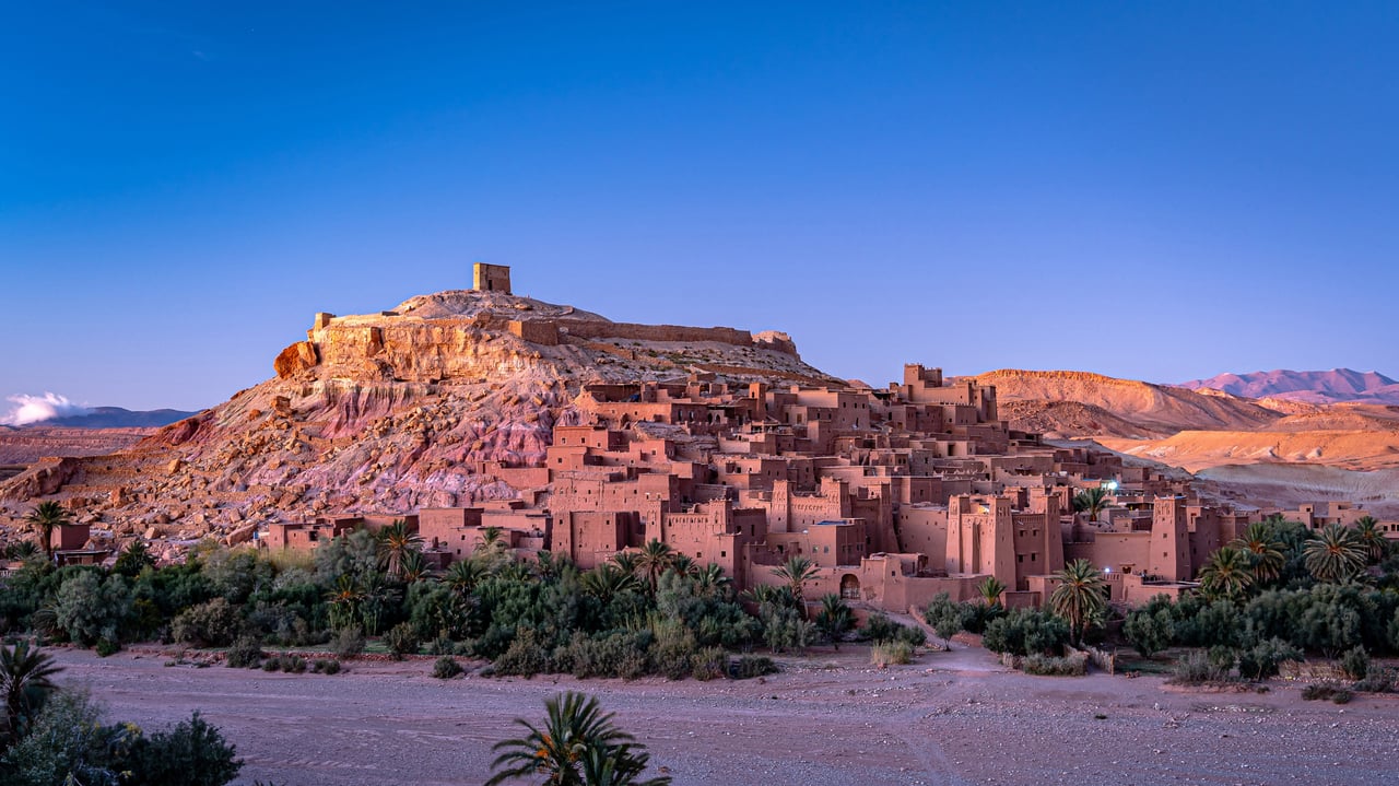 Aït Benhaddou, Atlas Mountains, Morocco (© Alex Cimbal/Shutterstock) desktop wallpaper