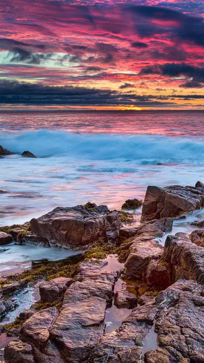 Acadia National Park in Maine (© emptyclouds/Getty Images) mobile wallpaper
