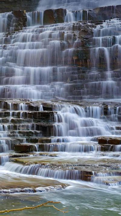 Albion Falls, Hamilton, Ontario, Canada (© Alexander Sviridov/Shutterstock) mobile wallpaper