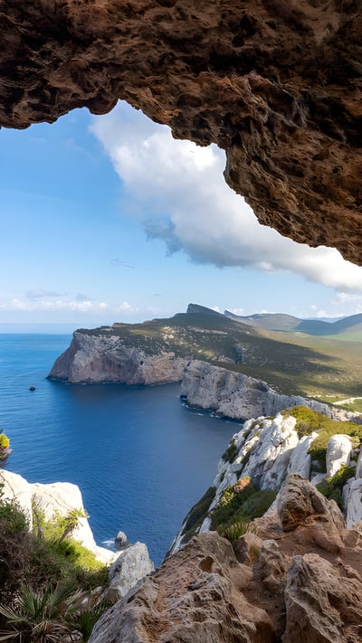 Capo Caccia, Sardinia, Italy (© Francesco Riccardo Iacomino/Getty Images) mobile wallpaper