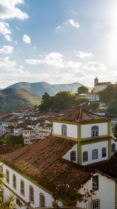 A bela cidade de Ouro Preto, em Minas Gerais, Brasil Getty Images (© filipefrazao/Getty Images) mobile wallpaper