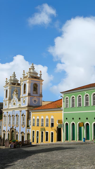 Igreja do Nosso Senhor do Bonfim, Pelourinho (© Grafissimo/Getty images) mobile wallpaper