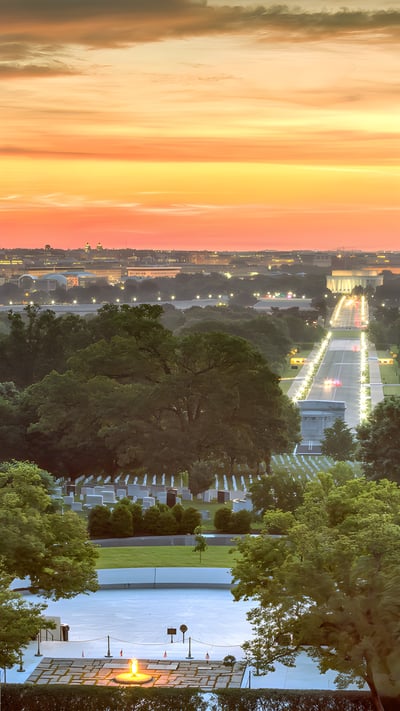 Arlington National Cemetery in Virginia (© Dennis Govoni/Getty Images) mobile wallpaper