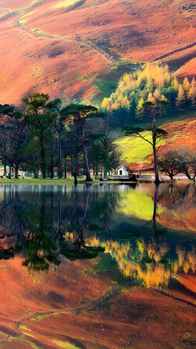 Buttermere, Lake District National Park, England (© Alan Novelli/Alamy) mobile wallpaper