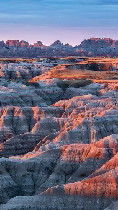 Badlands National Park, South Dakota (© Grant Ordelheide/Tandem Stills + Motion) mobile wallpaper