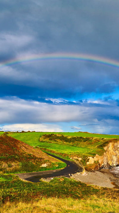 Ballyvooney Cove, Copper Coast Geopark, County Waterford, Ireland (© Andrea Pistolesi/Getty Images) mobile wallpaper
