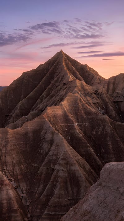 Bardenas Reales Biosphere Reserve and Natural Park, Bardenas, Navarra, Spain (© Aliaume Chapelle/Tandem Stills + Motion) mobile wallpaper