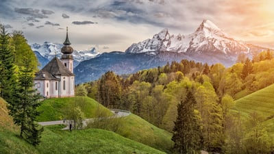 Bayerische Postkartenidylle