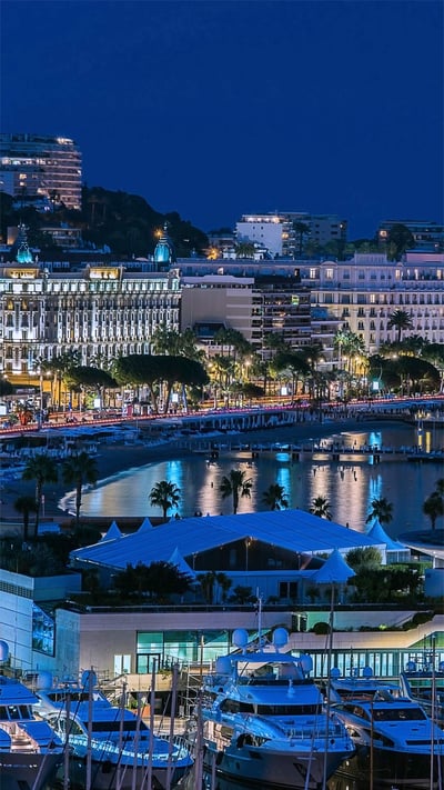 Cannes, France, where the annual film festival begins today (© Manjik Photography/Alamy) mobile wallpaper