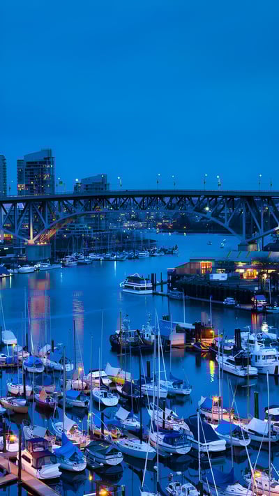 Granville Island in Vancouver, British Columbia, Canada (© AWL Images/DanitaDelimont.com) mobile wallpaper