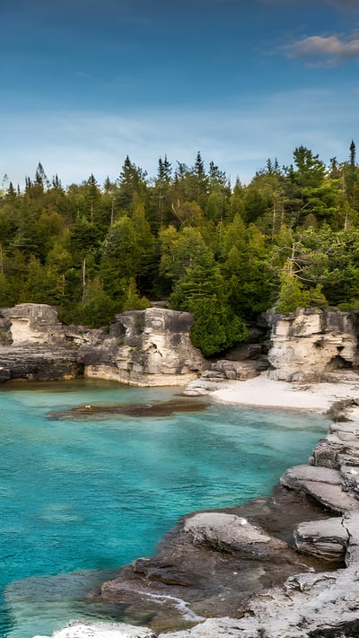 Indian Head Cove, Bruce-Peninsula-Nationalpark, Ontario, Kanada (© Maurice Prokaziuk/Getty Images) (© Maurice Prokaziuk/Getty Images) mobile wallpaper