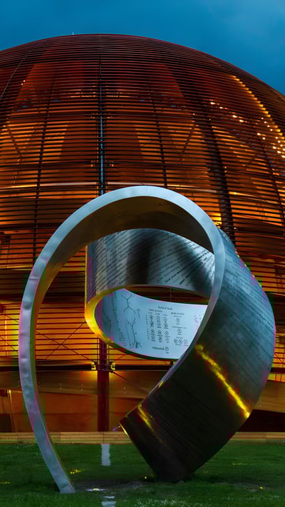 The Globe of Science and Innovation building, Meyrin, Switzerland (© Deyan Baric/Alamy) mobile wallpaper