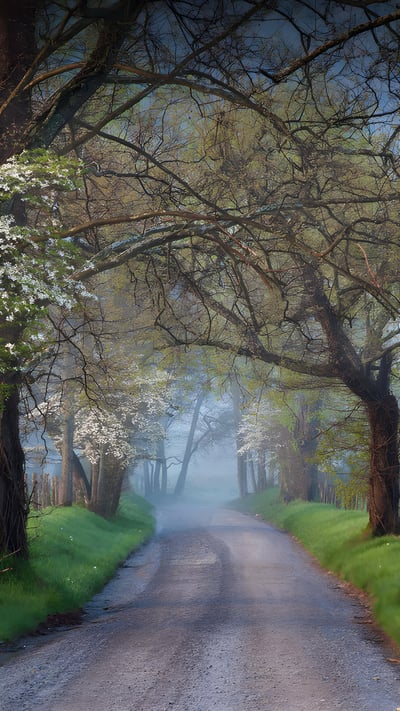 Sparks Lane in Cades Cove, Great Smoky Mountains National Park, Tennessee (© Richard Bernabe/Shutterstock) mobile wallpaper