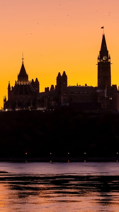 Parliament Hill in Ottawa, Ontario (© f11photo/Shutterstock) mobile wallpaper