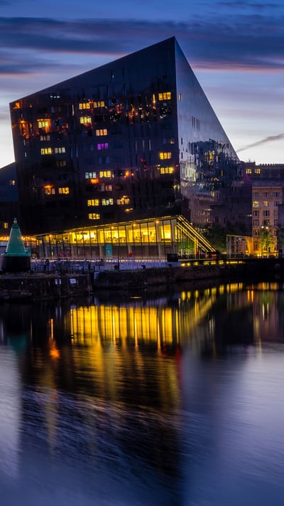 Mann Island buildings, Canning Dock, Liverpool (© Borislav Zlatkov/EyeEm/Getty Images) mobile wallpaper