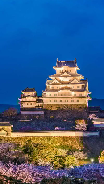 姫路城, 兵庫県 姫路市 (© Sean Pavone/Alamy Stock Photo) mobile wallpaper