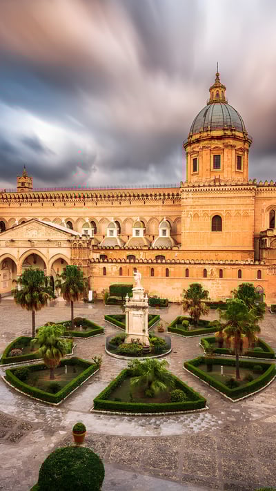 Cattedrale di Palermo, Palermo, Sicilia (© Sean Pavone/iStock/Getty Images Plus) mobile wallpaper