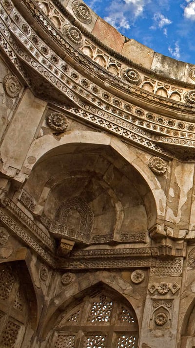 Jama Masjid in Champaner, Gujarat (© Tilak Haria/Getty Images) mobile wallpaper