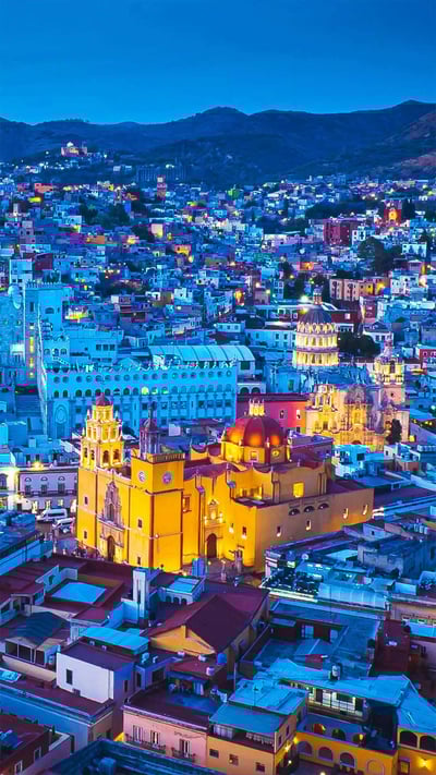 Guanajuato, Mexico (© AI NISHINO/Alamy) mobile wallpaper