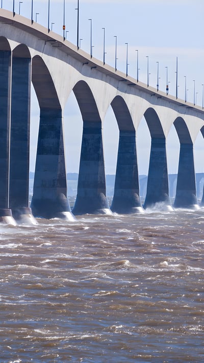 Confederation Bridge, Prince Edward Island, Canada (© Henryk Sadura/Getty Images) mobile wallpaper