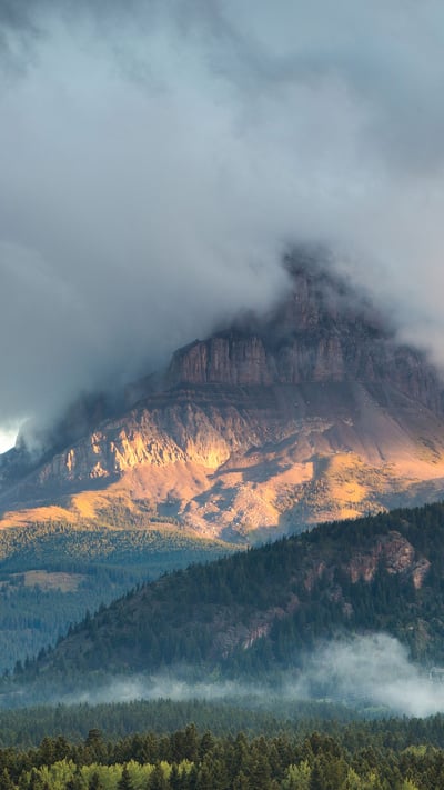 Crowsnest Mountain, Alberta (© Brandon van Son/TANDEM Stills + Motion) mobile wallpaper