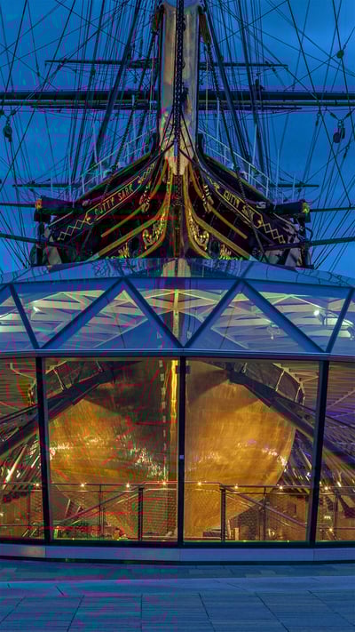 The Cutty Sark in Greenwich, London, England, for its 150th anniversary (© Grant Rooney Premium/Alamy) mobile wallpaper