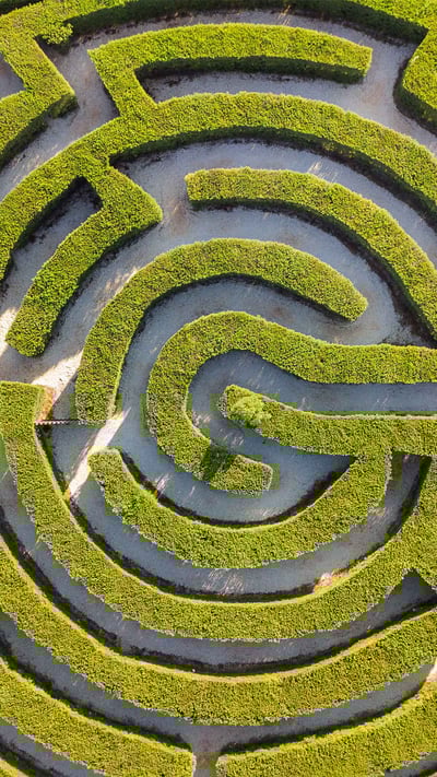 Hedge maze in Cyherbia Botanical Park, Cyprus (© Tpopova/Getty Images) mobile wallpaper