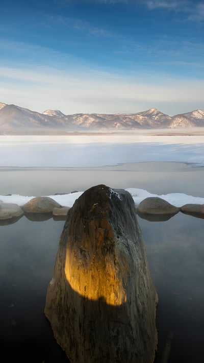 コタンの湯, 北海道 川上郡 (© NitiChuysakul Photography/Getty Images) mobile wallpaper
