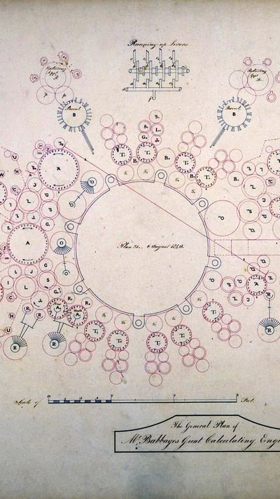 An 1840 design for the Analytical Engine by Charles Babbage (© Science & Society Picture Library/Getty Images) mobile wallpaper