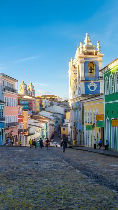 Pelourinho, Salvador, Bahia (© luoman/Getty Images) mobile wallpaper