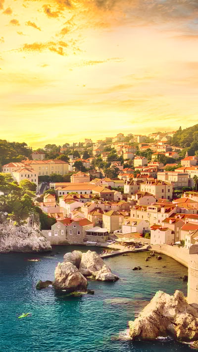 Fort Lovrijenac, West Harbor, Dubrovnik, Croatia (© Benny Marty/Shutterstock) mobile wallpaper