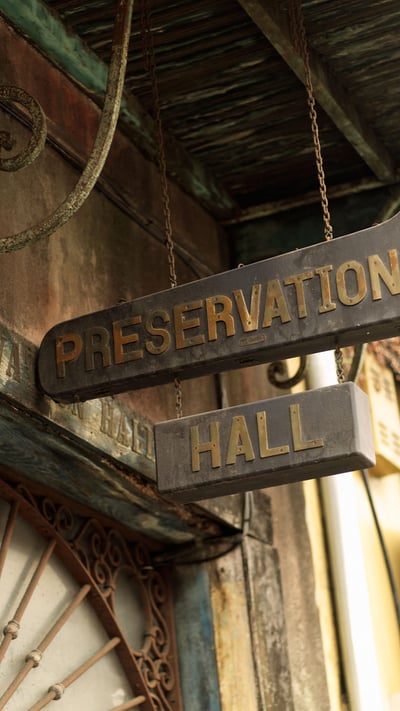 Preservation Hall, New Orleans, Louisiana (© Cosmo Condina North America/Alamy) mobile wallpaper