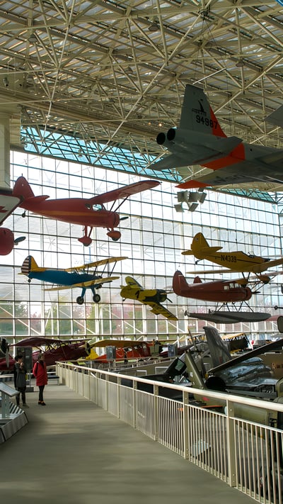 Museum of Flight, Seattle, Washington (© George Rose/Getty Images) mobile wallpaper