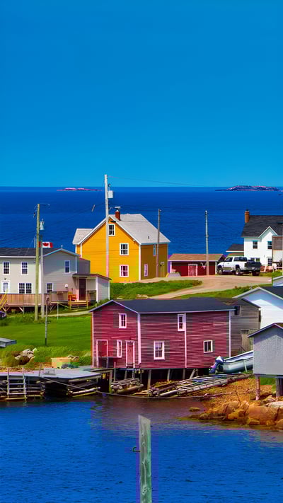 Fogo Island, Newfoundland and Labrador (© Greg Johnston/Photodisc/Getty Images) mobile wallpaper