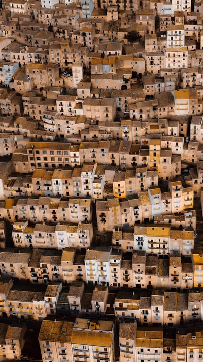 Gangi, Sicily, Italy (© Andrea Caruso/Amazing Aerial Agency) mobile wallpaper