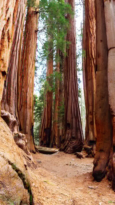 Giant sequoias, Sequoia National Park, California (© Galyna Andrushko/Shutterstock) mobile wallpaper