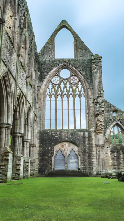 Tintern Abbey, Wales (© matthibcn/Getty Images) mobile wallpaper