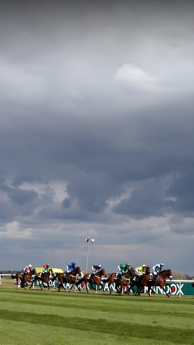 The Grand National at Aintree Racecourse, England (© Tim Goode/Pool/Getty Images) mobile wallpaper