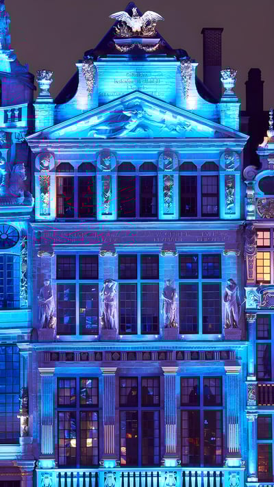 Guild houses of Grand-Place, Brussels, Belgium (© Richard Taylor/Sime/eStock Photo) mobile wallpaper