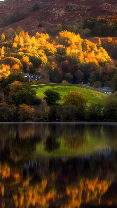 Grasmere, Lake District, Cumbria, England (© joe daniel price/Moment/Getty Images) mobile wallpaper